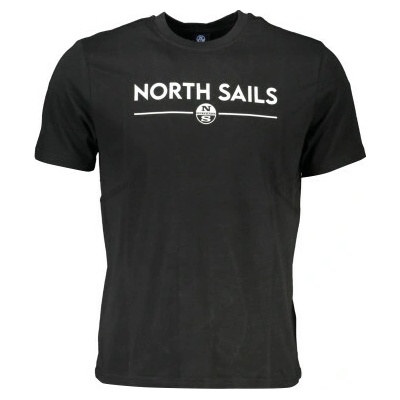 North Sails Stylové pánské tričko s krátkým rukávem Black