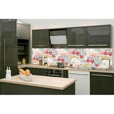 DIMEX ART Фототапет за кухня - винтидж флорален мотив 260 x 60 см