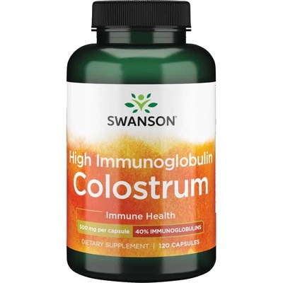 Swanson Colostrum High IG 500 mg 120 kapslí