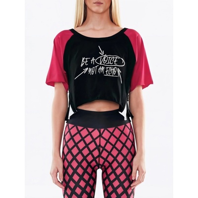 VDR Voice Black Crop Top