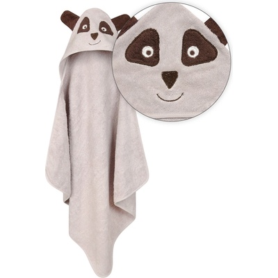 Babymatex Bavlnená osuška pre bábätko s kapucňou Jimmy 80x80cm Panda