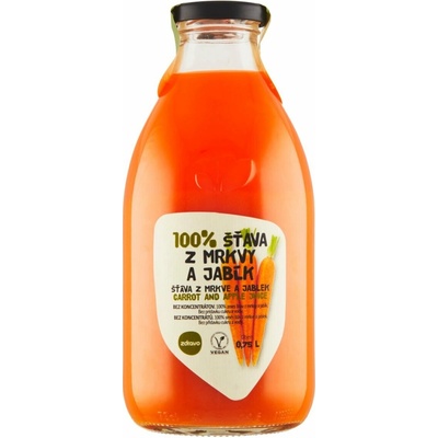 Zdravo Bio 100% mrkva a jablko 0,75 l