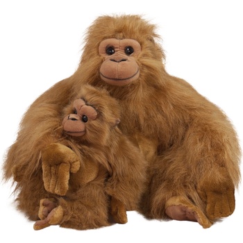 Image 1 of Амек Тойс Плюшена играчка Амек Тойс - Бабуин с бебе, 42 cm (41104)