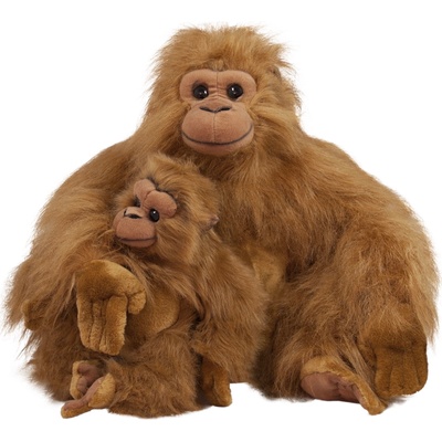 Амек Тойс Плюшена играчка Амек Тойс - Бабуин с бебе, 42 cm (41104)