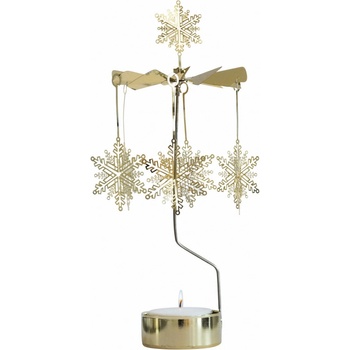 Pluto Design Rotujúci svietnik Snowstar veľký