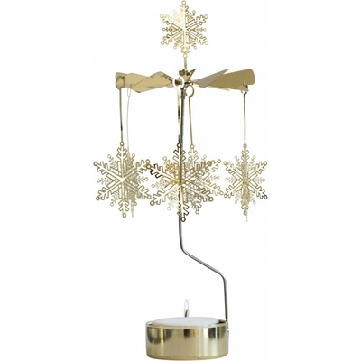 Pluto Design Rotujúci svietnik Snowstar veľký