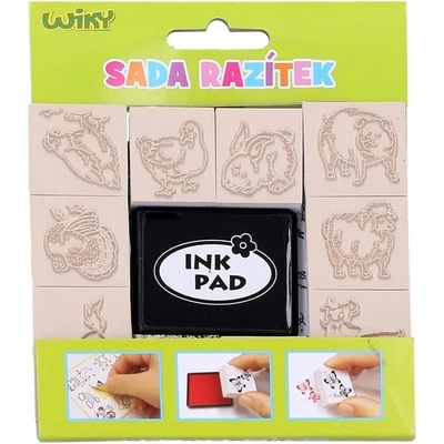 Wiky Razítko W025887 sada zvířátek