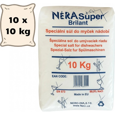 NéRA Super Brilant Sůl do myčky 10 x 10 kg