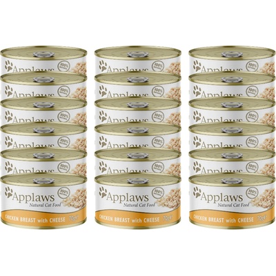 Applaws Cat kuracie prsia a syr 24 x 70 g