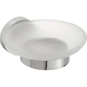 SAPHO X-Round - Сапунница с държач, матирано стъкло/хром XR803 (XR803)