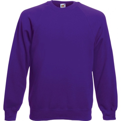 Fruit of the Loom mikina Classic Raglan Sweat, raglánová COT16221635001 purple