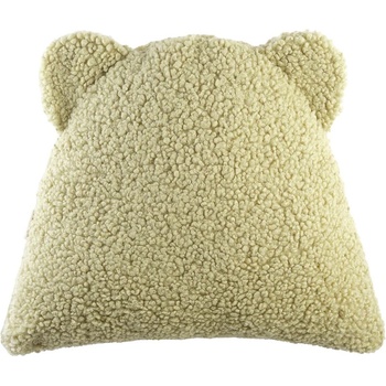 Wigiwama Зелена детска възглавница за диван от букле Bear - Wigiwama (W598611)