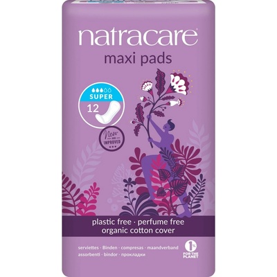 Natracare Maxi Super dámske Eko vložky 12 ks