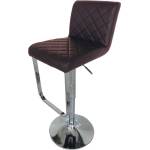 Bogdan Furniture Am Бар стол Калипсо-17 кожа-кафява
