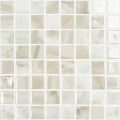 Vidrepur Nature Sea Salt mozaika 31,5 x 31,5 x 0,45 cm kostičky 3,8 x 3,8 cm béžová lesklá 2m²