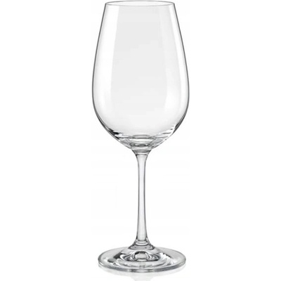 Bohemia Crystal Sklenice na víno Viola bezbarvá 6 x 450 ml
