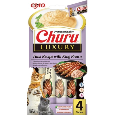 Churu Cat Luxury Tuna Recipe with King Prawn 4 x 14 g