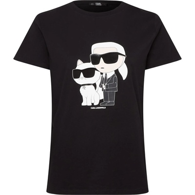Karl Lagerfeld Тениска 'Ikonik 2.0' черно, размер M