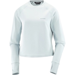 Salomon Дамски поларен пуловер Salomon Women's Sntial Lightwarm Crew Neck Fleece jumper - Pearl Blue (105-7210-0213)
