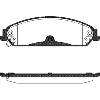 Sada brzdových platničiek kotúčovej brzdy REMSA 1128.04