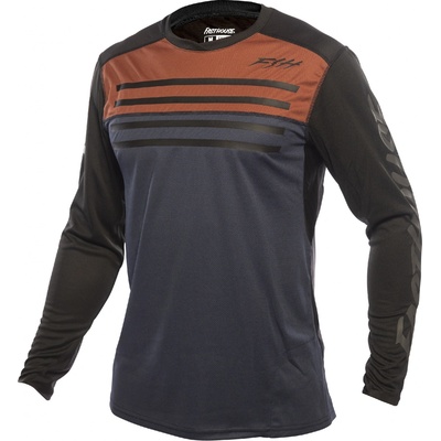 Fasthouse Youth Alloy Sidewinder Long Sleeve Jersey Rust Midnight Navy