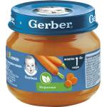 Nestle Пюре от моркови Nestle GERBER - Моето първо пюре, 80 g (12500901) - baby