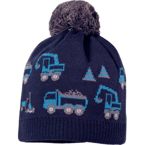 maximo Зимна шапка (beanie) maximo Mini Boys' Beanie with Pom-pom Beanie - Dark Navy - размер 47-49 cm (904-5112-0112)