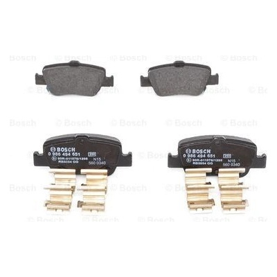 BOSCH Sada brzdových platničiek kotúčovej brzdy 0986494651