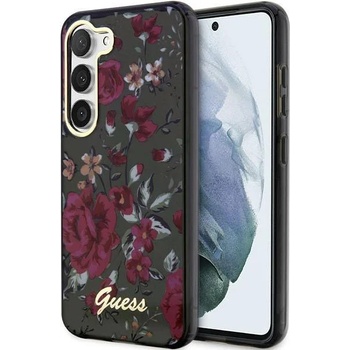 GUESS Кейс Guess GUHCS23MHCFWSA за Samsung Galaxy S23 Plus S916, зелен / каки, твърд, Flower Collection (GUE002679-0)