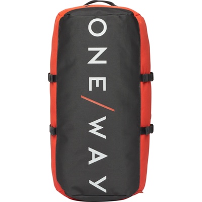 One Way DUFFLE BAG MEDIUM Oranžová,Stříbrná 65 l