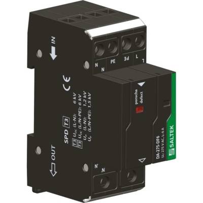 SALTEK svodič DA-275-DF6, TYP3, 3KA, 230VAC, 6A, VF FILTR