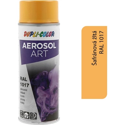 Dupli color Aerosol-Art rýchloschnúci akrylát v spreji - RAL 1017 - šafránová žltá - 400 ml