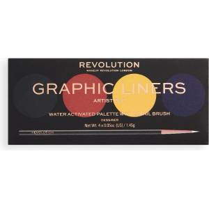 Revolution Beauty Water Activated Graphic Liner Palettes Artist Ego Палитра 5, 8gr