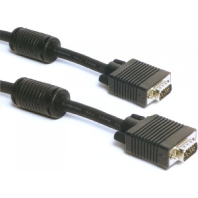 Кабел за монитор VGA - VGA, с филтър 15pin M/15pin M до 10 метра