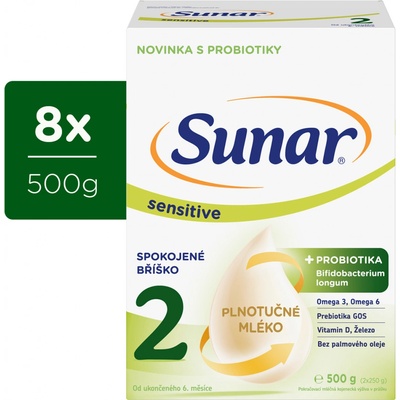 Sunar 2 Sensitive 8 x 500 g