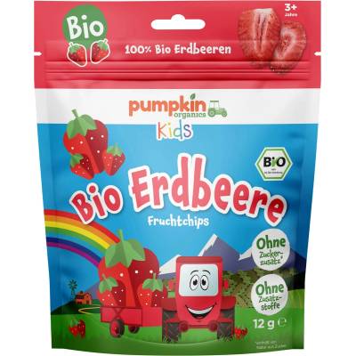 Pumpkin Organics Био плодов чипс Pumpkin Organics - Ягода, 12 g (160931)