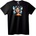 NOONEBRAND Тениска Момиче с флага на Аржентина - 2XL, Black