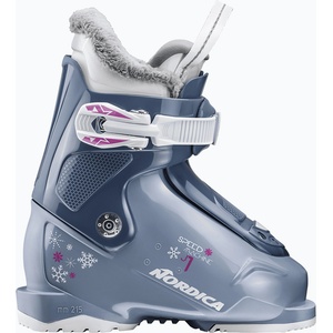 Nordica Speedmachine J 1 Blue/Light Blue/Fuchsia Ски обувки