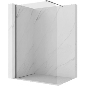 Mexen Kioto-P Душ стена Walk-in 70 x 200 cm, прозрачно 8 mm, четка струя сива (800-070-101-66-00-P)