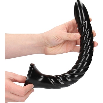 Image 1 of Ouch! Swirled Anal Snake Black 30cm