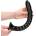 Ouch! Swirled Anal Snake Black 30cm