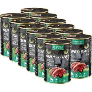 RAFI Super Rafi Cat Sterilised P&F Goose and Turkey liver 12 x 400 г