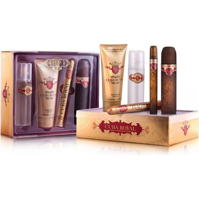 Cuba Royal EDT 100 ml + voda po holení 100 ml + sprchový gél 200 ml + EDT 35 ml darčeková sada