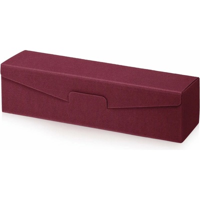 Krabica na víno 1fl bordová "Modern" 000122