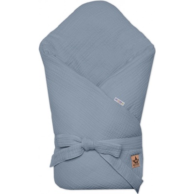 Baby Nellys zavinovačka na zaväzovanie denim
