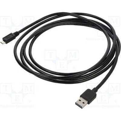 Delock 83367 USB 2.0 USB A zástrčka dvoustranná USB B micro vidlice