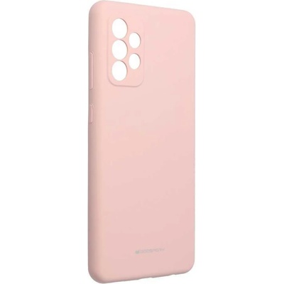 Гръб Mercury Silicone case за Samsung Galaxy A72 4G/5G - Розов