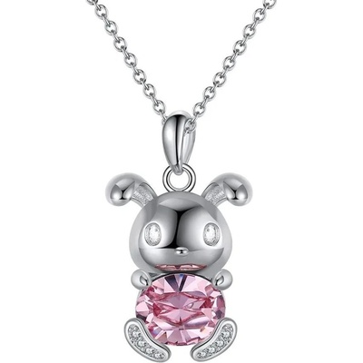 Majya Stříbrný řetízek s přívěskem BUNNIE 11220