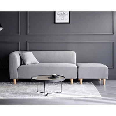 Ъглово канапе Broken сив