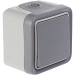 Legrand Девиаторен ключ открит монтаж IP55 цвят Сив Plexo - 069711E (069711E)